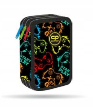 CoolPack Piórnik szkolny trzykomorowy z wyposażeniem Gradient Lemon zdjęcie 7