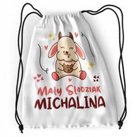 Plecak Sportowy Szkolny Michaliny Córki Dziecka Z Nadrukiem Ze Zdjęciem