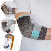 STABILIZATOR ŁOKCIA Z WKŁADKAMI SILIKONOWYMI ORTEZA NA ŁOKIEĆ OPASKA BÓL