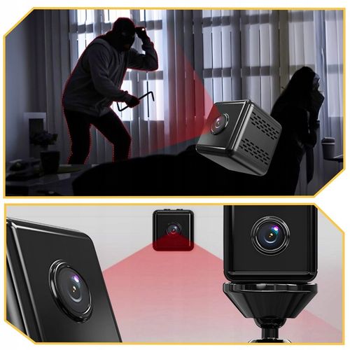 Mini kamera szpiegowska SMART detekcja ukryta kamerka Mała WIFI 4K na Arena.pl