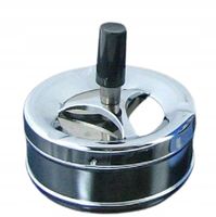 Popielniczka Obrotowa Metalowa Zamykana Okrągła