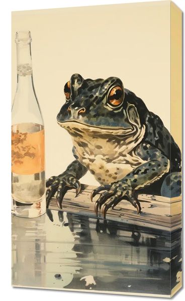 Obraz 40x70cm Refleksje Błotniaka zdjęcie 1