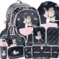 PLECAK SZKOLNY DLA DZIEWCZYNKI TORNISTER DLA KLASY 1 3 DUZY ZESTAW TORBA