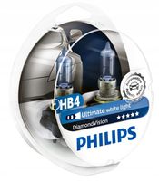 PHILIPS Diamond Vision HB4 5000K BIAŁE ŻARÓWKI