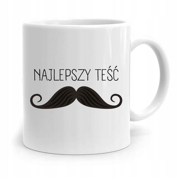 Kubek Prezent Dla Teścia Taty Najlepszy Teść Z Nadrukiem Ze Zdjęciem zdjęcie 1