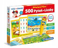 MÓWIĄCE PIÓRO LICZBY 500 PYTAŃ 60 ZADAŃ CLEMENTONI 60964