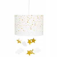 LAMPA DZIECIĘCA wisząca sufitowa GWIAZDKI CHMURKI