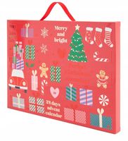 KALENDARZ ADWENTOWY NA PREZENT DLA KOBIET MAMY SINSAY BIŻUTERIA CZERWONY