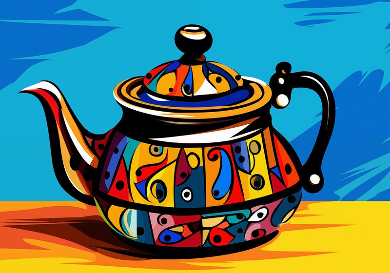 Plakat 66,5x46,5cm Może Herbatki? zdjęcie 1