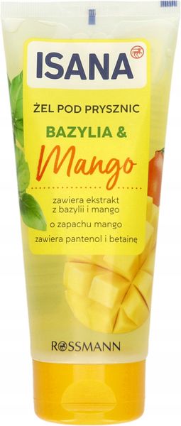ISANA ŻEL POD PRYSZNIC BAZYLIAMANGO 200 ML zdjęcie 1