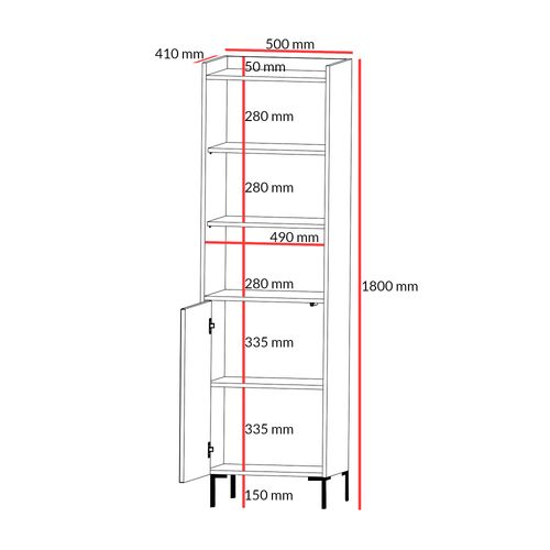 Zestaw mebli do salonu Liam Dąb Cremona na Arena.pl
