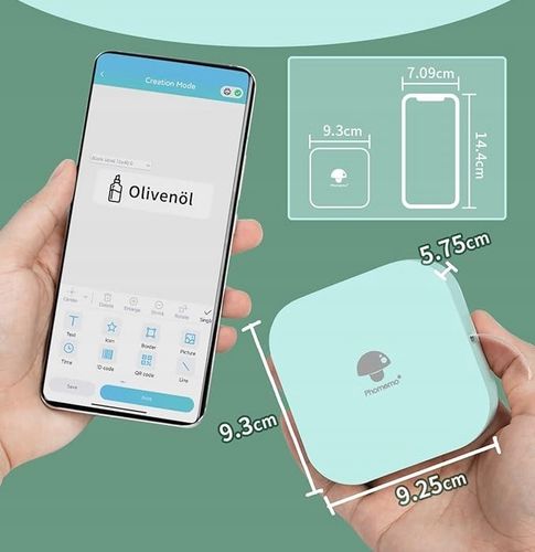 Drukarka Phomemo Q30 termiczna do etykiet samoprzylepnych IOS Android na Arena.pl