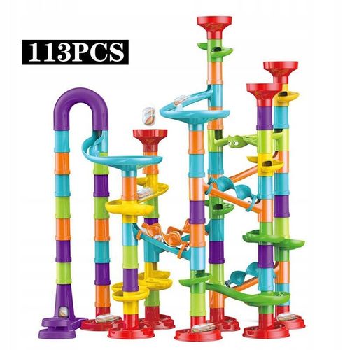 TOR kulkowy KULODROM wyścig DLA KULEK Marble ZESTAW KULKI WYRZUTNIA 113 el. na Arena.pl