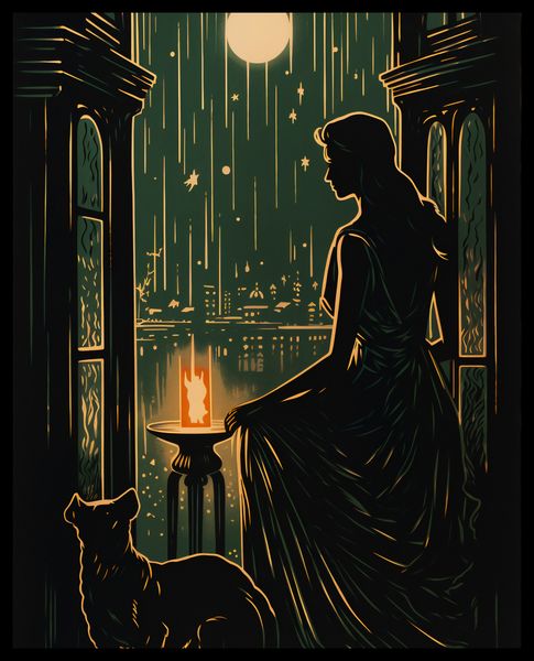 Plakat 40x50cm Nocne Szeptanie zdjęcie 2