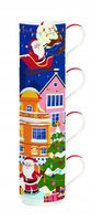 Zestaw 4 świątecznych kubków (275 ml) Easy Life