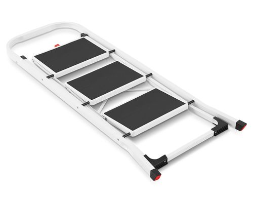 Drabina domowa lekka składana stalowa drabinka schodki 3 stopnie HIGHER BI na Arena.pl