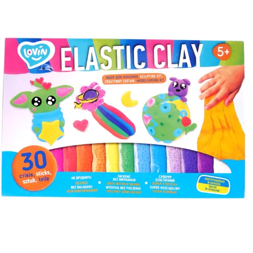 Ciastolina Elastic Clay (30 kolorów) na Arena.pl