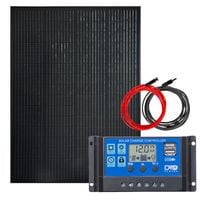 ZESTAW FOTOWOLTAICZNY 150W SOLARNY DO KAMPERA ŁODZI JACHTU