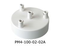 Podsufitka Biała 4 otwory 100mm + biały hamulec