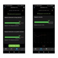 TESTER AKUMULATORÓW 12V APLIKACJA POLSKIE MENU