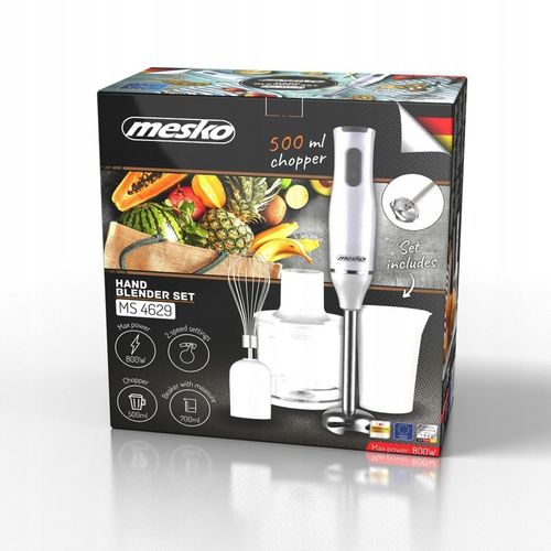 BLENDER RĘCZNY MIKSER WIELOFUNKCYJNY Rozdrabniacz Trzepaczka Turbo na Arena.pl