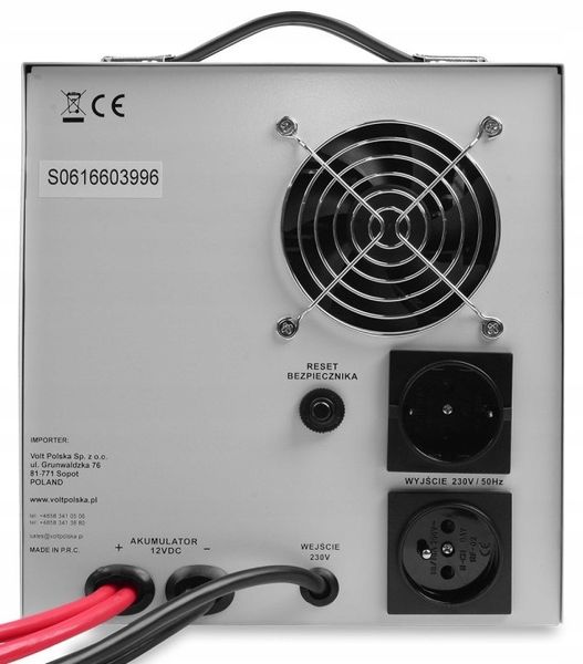 Zasilacz UPS Volt 12V 2000E 2000 VA 1250 W 3SP092012E zdjęcie 5