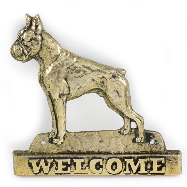 Bokser welcome plakietka Art-Dog zdjęcie 1