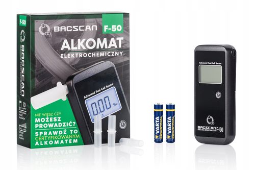 Alkomat BACscan F-50 sensor elektrochemiczny na Arena.pl