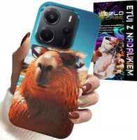 ETUI DO XIAOMI NOTE 14 4G - SŁODKA KAPIBARA, CAPIBARA CASE + SZKŁO