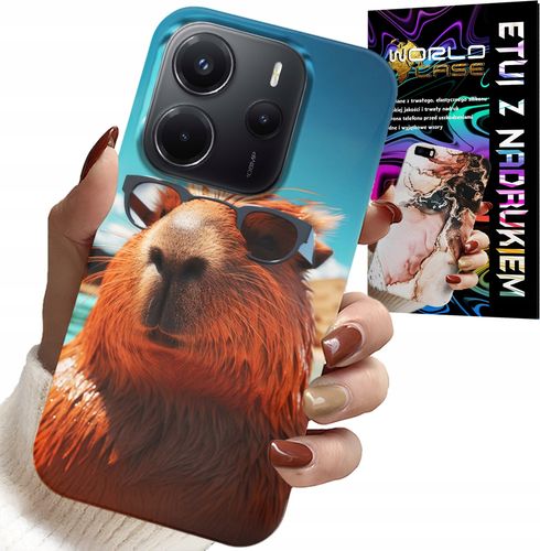 ETUI DO XIAOMI NOTE 14 4G - SŁODKA KAPIBARA, CAPIBARA CASE + SZKŁO na Arena.pl