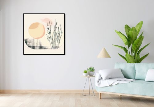 Plakat 90x90cm Pastelowy Wschód na Arena.pl