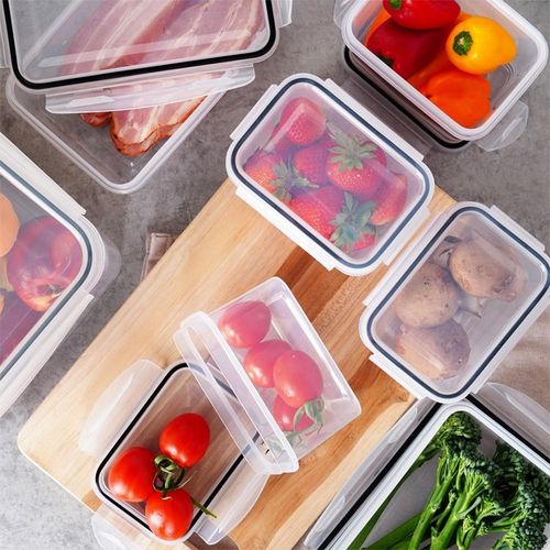 zestaw 7 pojemników na żywność z pokrywami i uszczelkami 259635 na Arena.pl