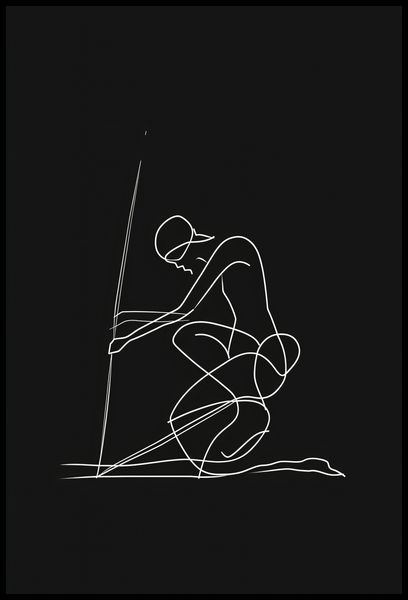 Plakat 68x101cm Linia zdjęcie 2