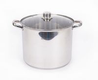 GARNEK Z POKRYWKĄ DUŻY 11L STALOWY ODELO 26 CM STOCK POT