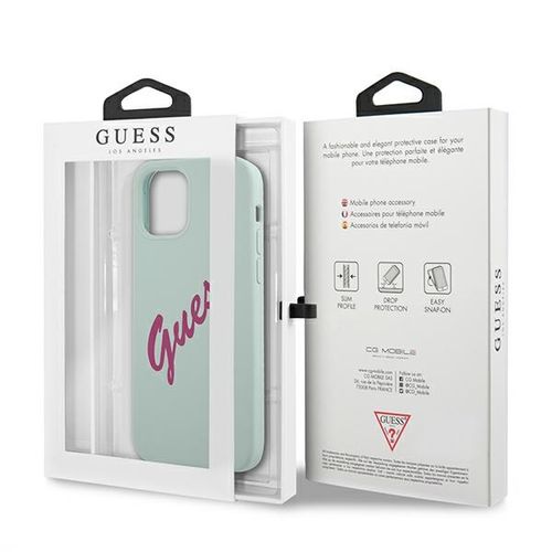 Etui Guess do iPhone 12, iPhone 12 Pro, Niebieski na Arena.pl