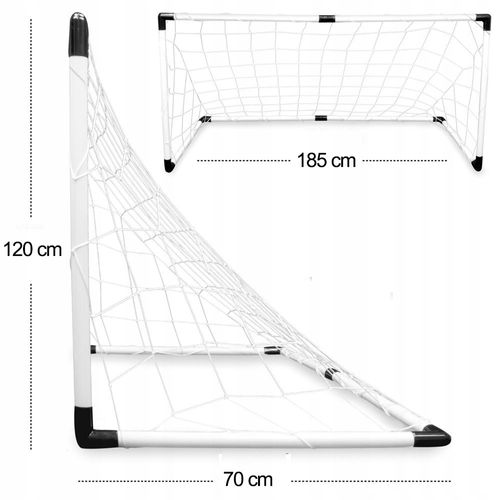 Bramki  2w1 185x120x70 CM + Piłka na Arena.pl