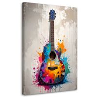 Obraz do salonu biura restauracji klubu muzycznego pubu, Mikrofon