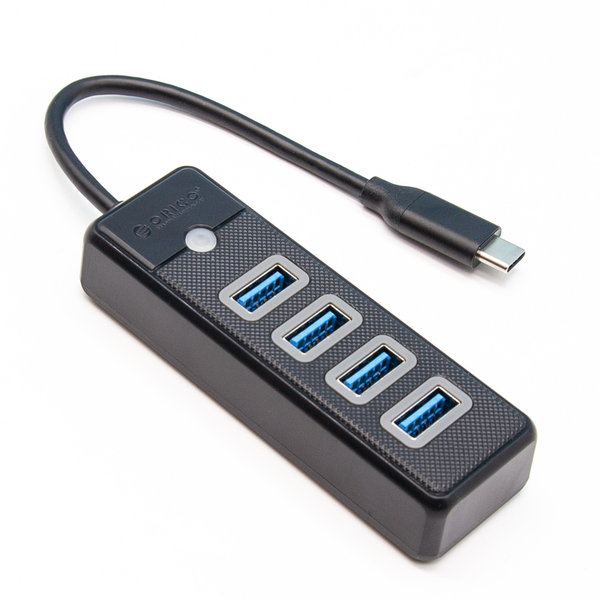 Orico Hub USB-C 4x USB-A 3.1 czarny zdjęcie 1