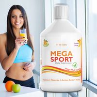 Mega Sport - Multiwitamina dla sportowców 500 ml Swedish Nutra energia siła
