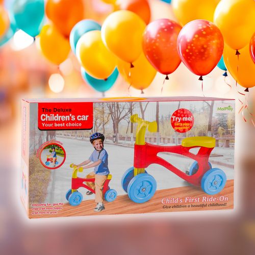 Rowerek Biegowy Czterokołowy Dziecięcy Jeździk na Arena.pl