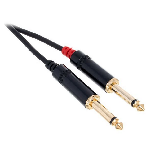 Kabel audio sygnałowy Jack 6,3 mm 6 m pozłacany pro snake TPI-Twin 6.0 na Arena.pl