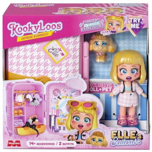 Magicbox KOOKYLOOS S Elle's Suitcase Walizka ELLE Figurka + Zwierzak na Arena.pl