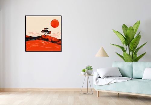 Plakat 80x80cm Czerwone Pustynne Pejzaże na Arena.pl