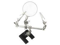 Uchwyt trzecia ręka z lupą 60mm