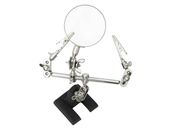 Uchwyt trzecia ręka z lupą 60mm