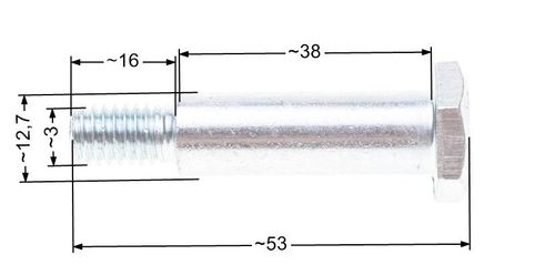 OŚ KOŁA KOSIARKI DŁ. 59 MM RO314 na Arena.pl