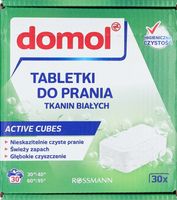 DOMOL TABLETKI DO PRANIA TKANIN BIAŁYCH 30 SZT