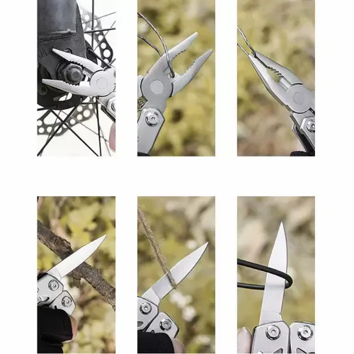 Multitool Survivalovy Narzędzie 13w1 + 11 x Bity zdjęcie 9