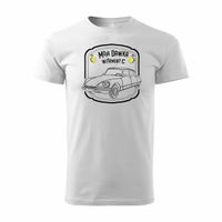 Koszulka z samochodem Citroen Citroenem DS 19 21 23 ID 19 21 męska biała S