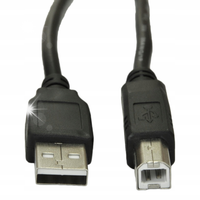 Kabel Akyga USB A - B 1,8m czarny